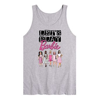 Men's Barbie Let's Play Barbie Tank Top