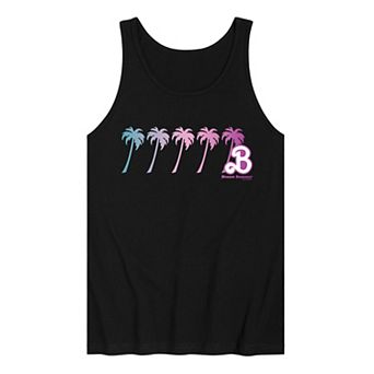 Men's Barbie Dream Summer Palm Trees Tank Top