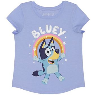 Girls 4-12 Jumping Beans® Bluey Rainbow Graphic Tee
