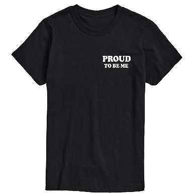 Big & Tall Pride Proud To Me Graphic Tee