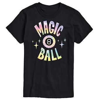 Big & Tall Magic 8 Ball Tie Dye Graphic Tee