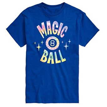 Big & Tall Magic 8 Ball Tie Dye Graphic Tee