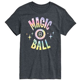Big & Tall Magic 8 Ball Tie Dye Graphic Tee