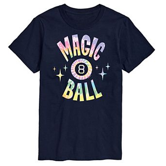 Big & Tall Magic 8 Ball Tie Dye Graphic Tee