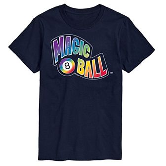 Big & Tall Magic 8 Ball Rainbow Graphic Tee