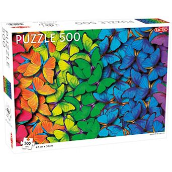 Tactic Rainbow Butterflies 500 pc Puzzle