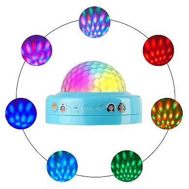 Disney Princess Mini LED Disco Light Table Decor by Idea Nuova