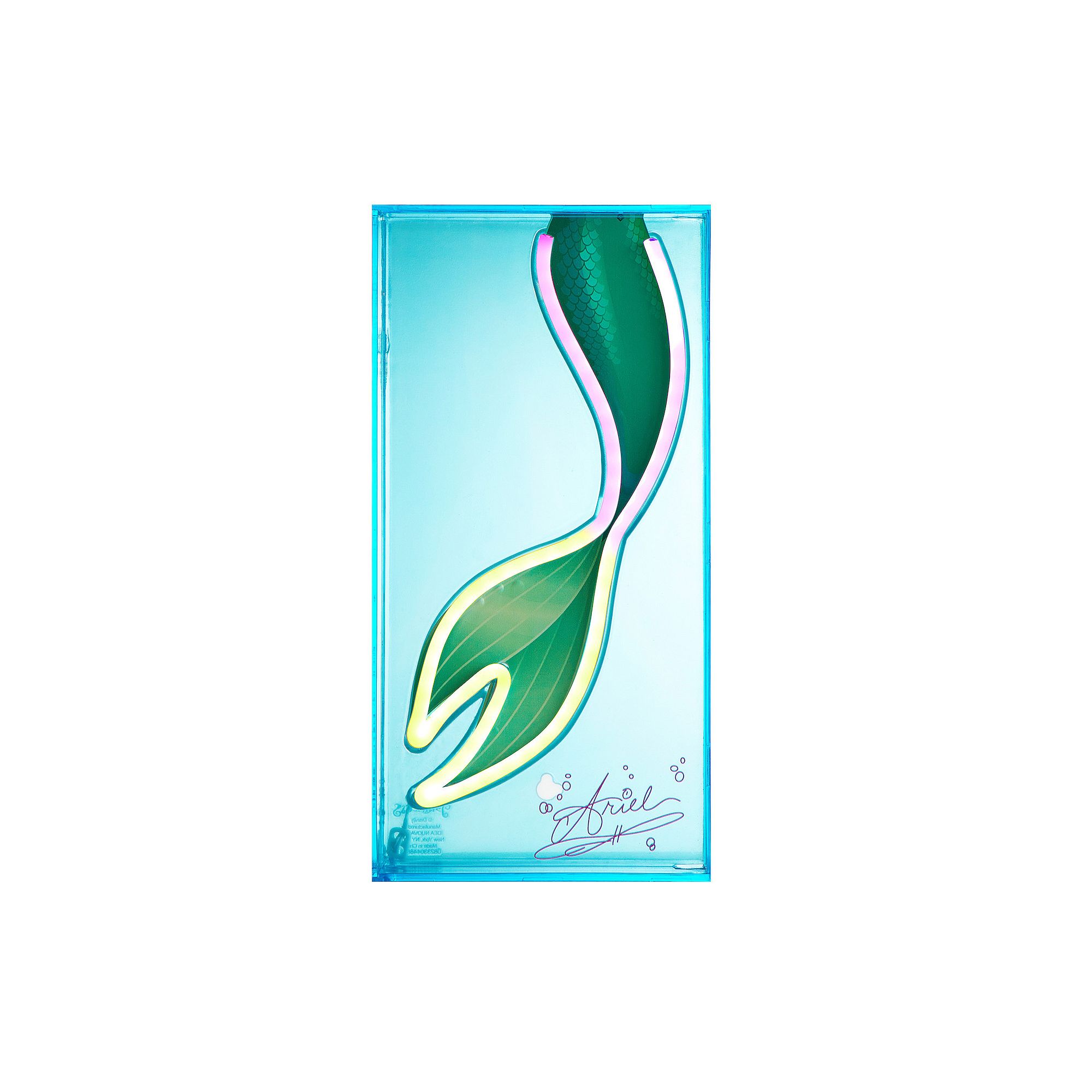 Disneys The Little Mermaid Neon LED Lamp Table Decor by Idea Nuova, Multi