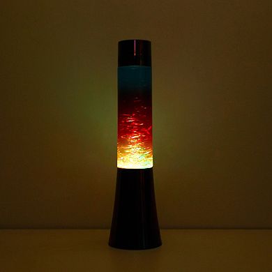 Idea Nuova LED Rainbow Glitter Motion Lamp Table Decor