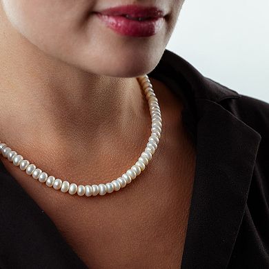 Gemistry Sterling Silver Freshwater Cultured Pearl Necklace