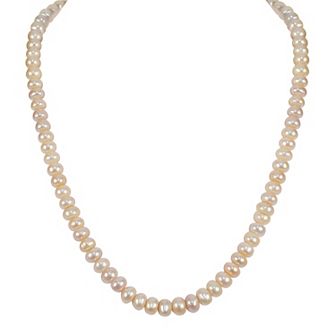 Gemistry Sterling Silver Freshwater Cultured Pearl Necklace
