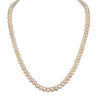 Gemistry Sterling Silver Freshwater Cultured Pearl Necklace