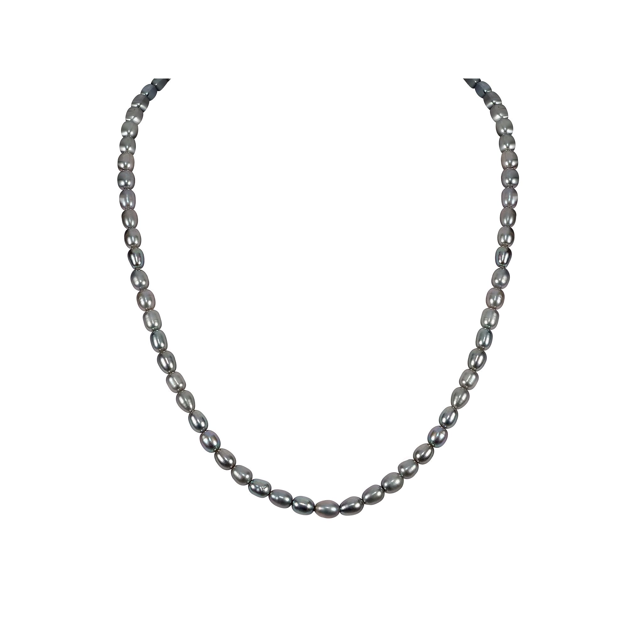 Gemistry Sterling Silver Freshwater Cultured Pearl Strand Necklace, Women