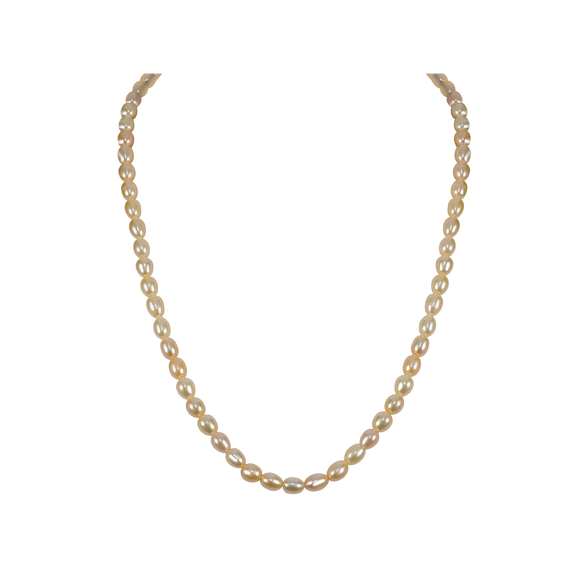 Gemistry Sterling Silver Freshwater Cultured Pearl Strand Necklace, Women