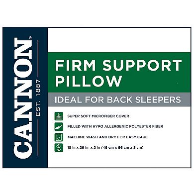 Cannon 2-pack Firm 2 Inch Gusset Pillows