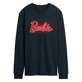 Men's Barbie Logo Red Glow Long Sleeve