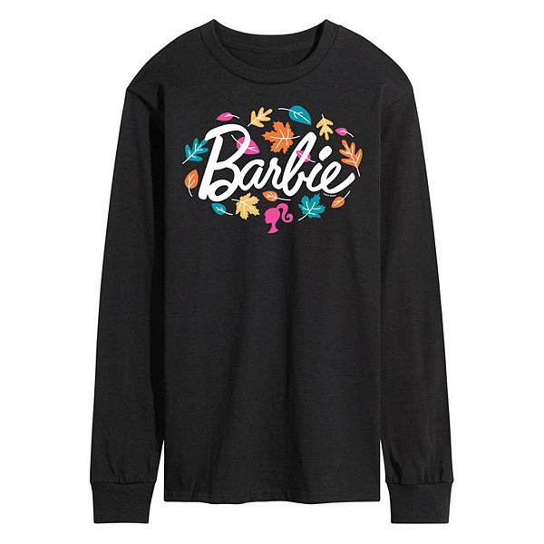 Men s Barbie Leaf Logo Long Sleeve