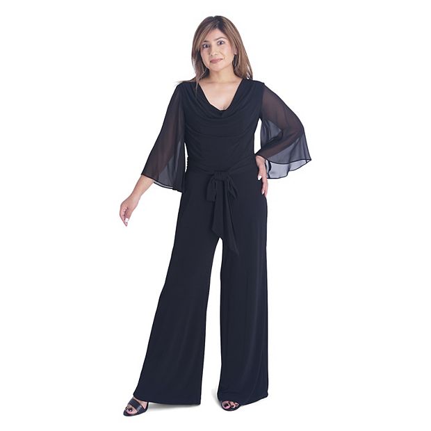 Petite Tie Waist Jumpsuit