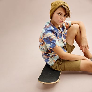 Boys 8-20 Vans Button Down Woven Shirt