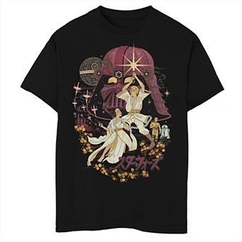 Boys 6-20 Star Wars Japanese Style Art Graphic Tee