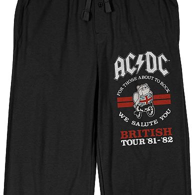 Men's AC/DC British Tour Pajama Pants