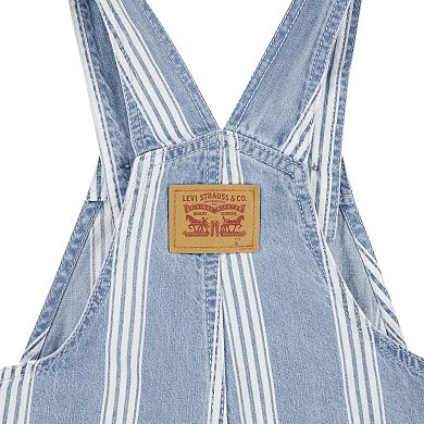 Toddler Boys Levi's® Graphic Tee and Striped Jean Shortalls Set