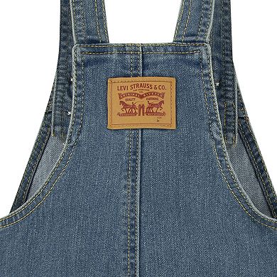 Toddler Boys Levi's® Color Blocked Logo Graphic Tee and Jean Shortalls Set