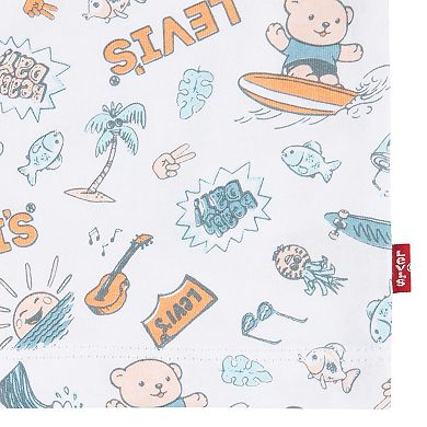 Toddler Boys Levi's® Surfing Doodle T-shirt and Shorts Set