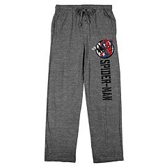 Marvel Comics Men's Spider-Man Plaid Loungewear Pajama Pants (2XL) Red