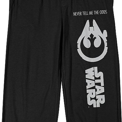 Men's Star Wars Rebel Alliance "Never Tell Me The Odds" Sleep Pants