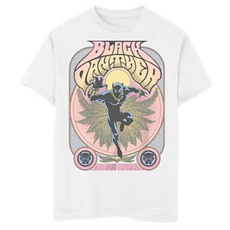 Boys 8-20 Marvel Black Panther Vintage 70's Poster Style Graphic Tee
