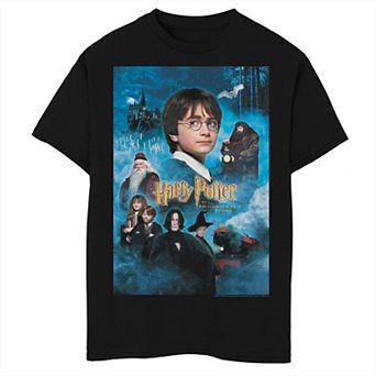 Boys Husky Harry Potter And The Philosopher's Stone Poster Graphic Tee
