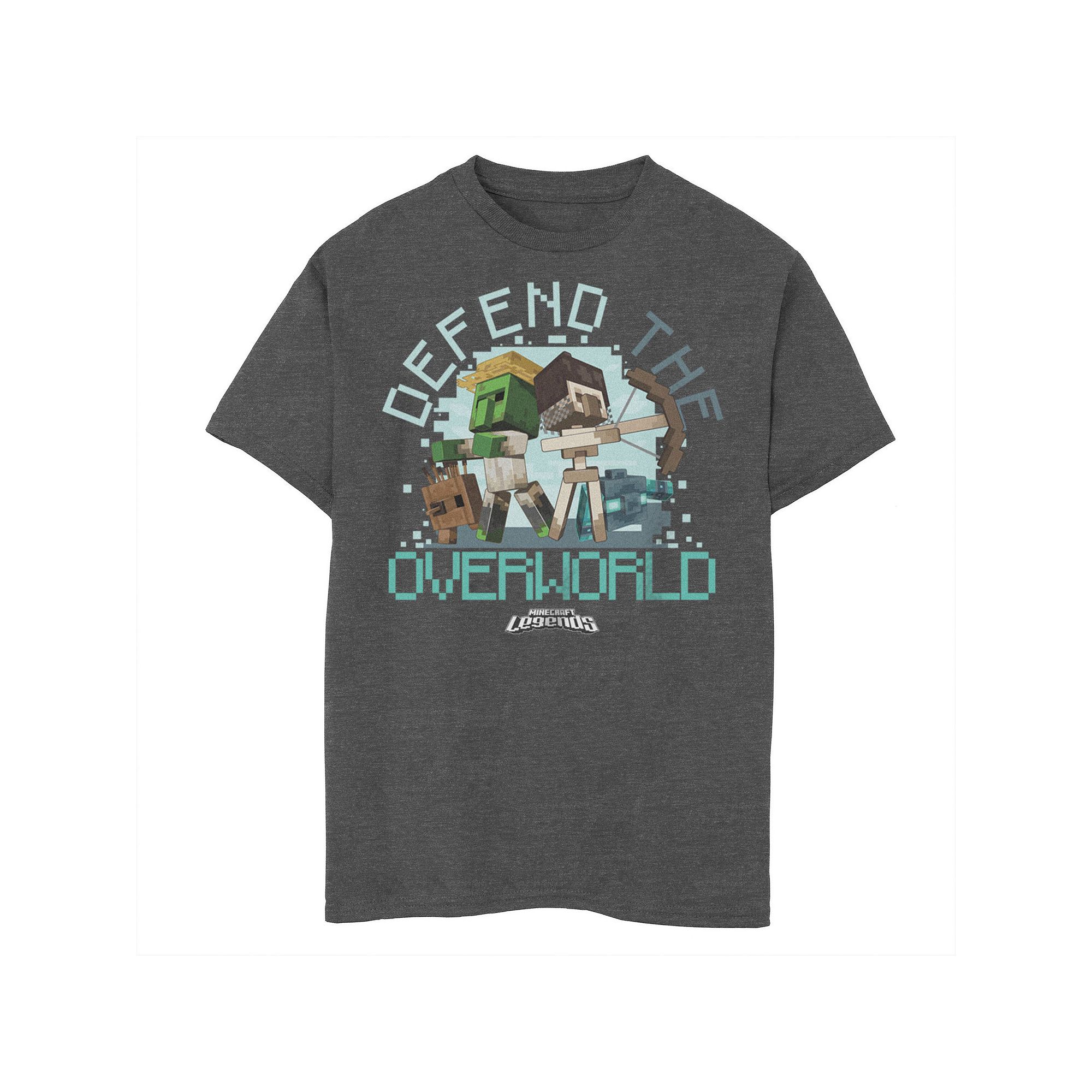 Boys 8-20 Minecraft Legends Defend The Overworld Husky Tee, Boys, Size: Sm
