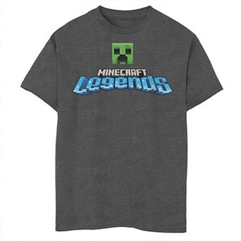Boys 8-20 Minecraft Legends Title Logo Husky Tee