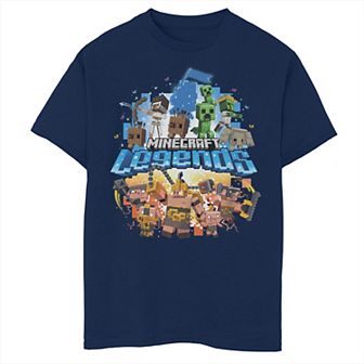 Boys 8-20 Minecraft Legends Good Vs Evil Battle Husky Tee