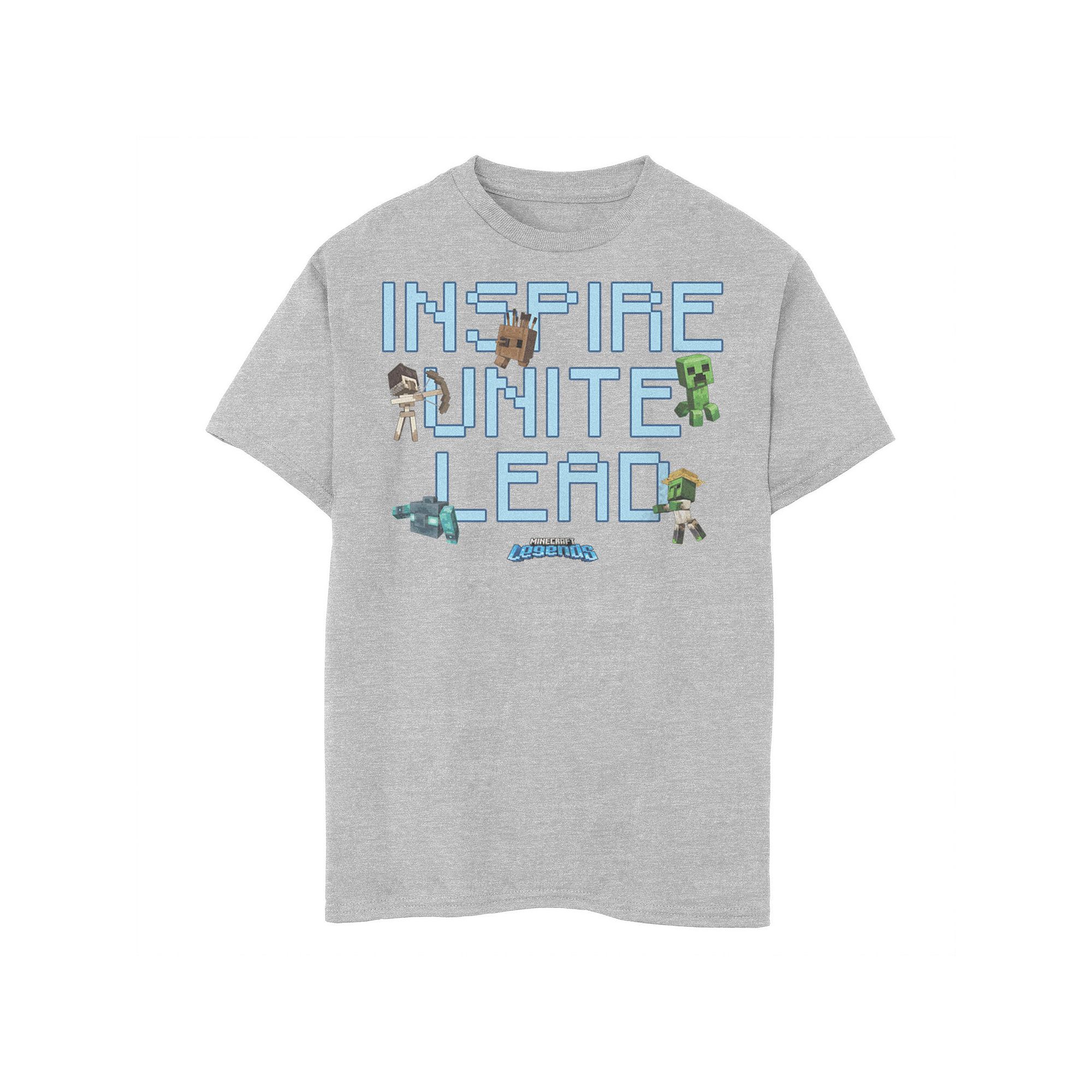 Boys 8-20 Minecraft Legends Inspire Unite Lead Husky Tee, Boys, Size: Smal