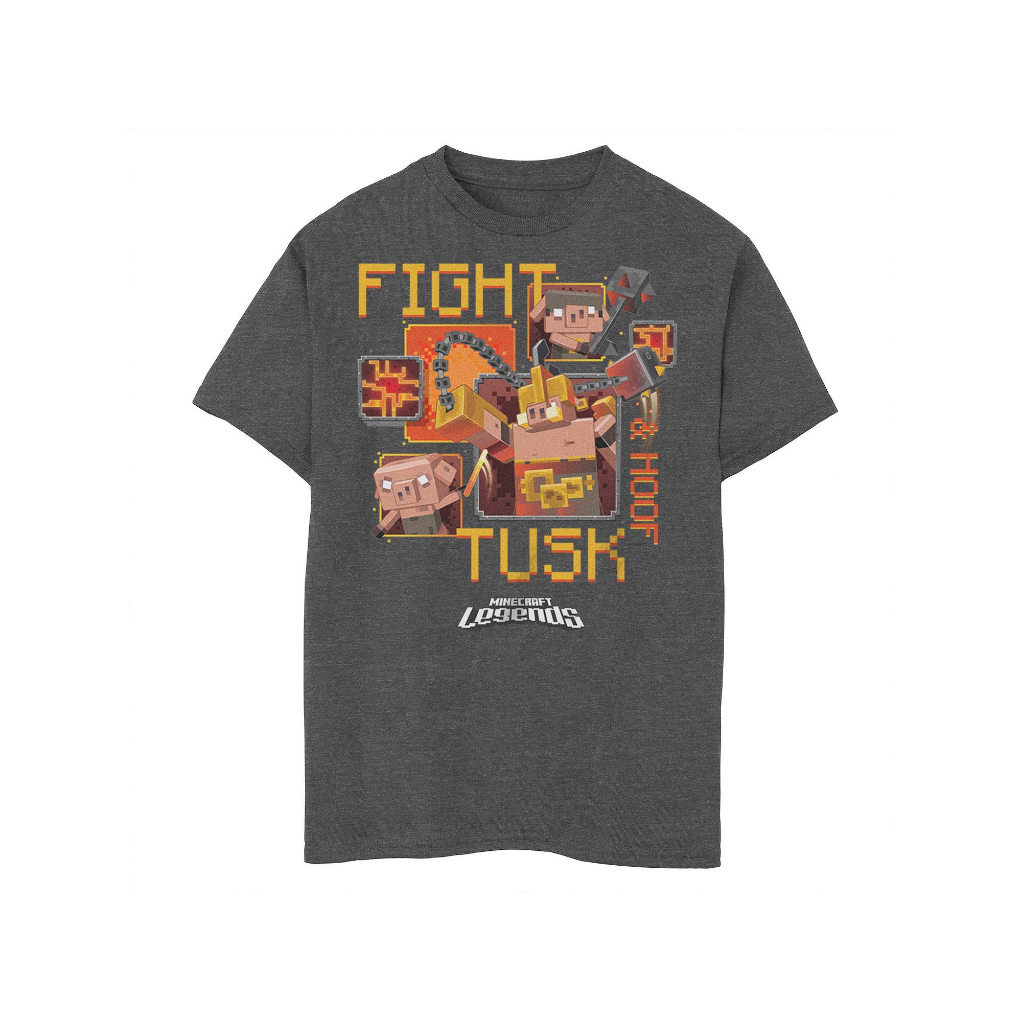 Boys 8-20 Minecraft Legends Fight Tusk & Hoof Husky Tee, Boys, Size: Small