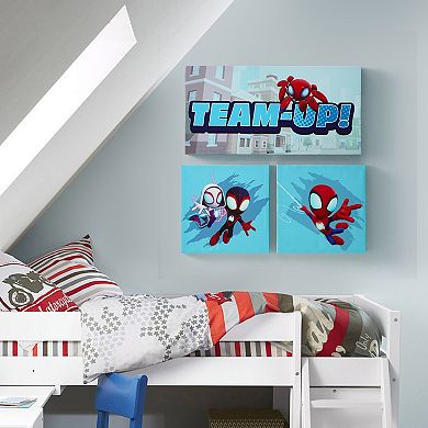 Idea Nuova Marvel's Spidey and His Amazing Friends 3-Piece Canvas Wall ...