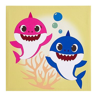 Idea Nuova Nickelodeon 3-Piece Baby Shark Canvas Wall Art Set