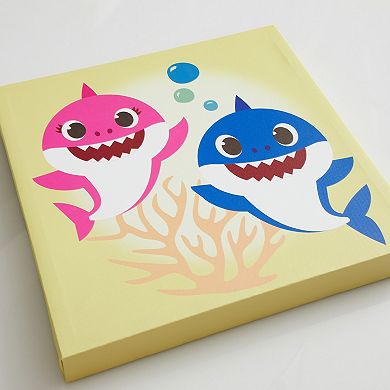 Idea Nuova Nickelodeon 3-Piece Baby Shark Canvas Wall Art Set