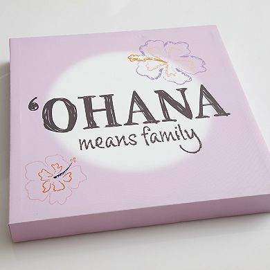 Disney's Lilo and Stitch Ohana Family Canvas Wall Art 4-piece Set by Idea Nuova
