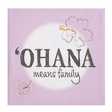 Disney Lilo and Stitch Ohana Family Canvas Wall Art 4-piece Set by Idea Nuova