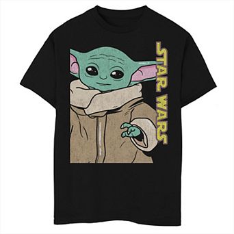 Boys Husky Star Wars The Mandalorian Jumbo Child Logo Graphic Tee