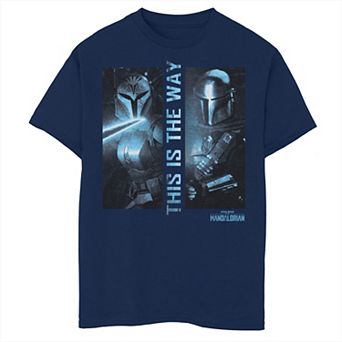 Boys Husky Star Wars The Mandalorian This Is The Way Scene Graphic Tee