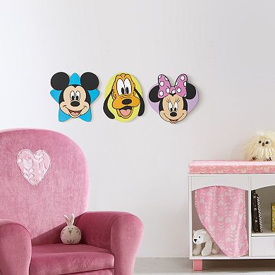 Disney's Mickey Mouse & Friends Cut Out Wall Decor 3-piece Set by Idea Nuova