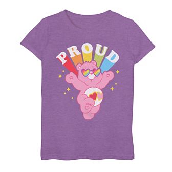 Girls 7-16 Care Bears Always There Proud Bear Graphic Tee