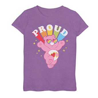 Girls 7-16 Care Bears Always There Proud Bear Graphic Tee