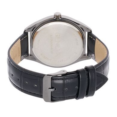 Men's Geneva Diamond Accent Gunmetal Watch