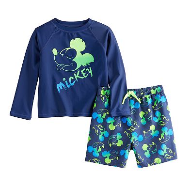 Disney Mickey Mouse Baby & Toddler Boy 2-Piece Swim Set by Jumping Beans®