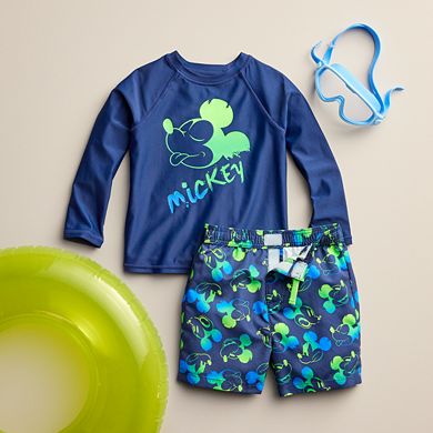 Disney Mickey Mouse Baby & Toddler Boy Adaptive Rashguard by Jumping Beans®